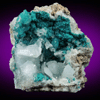 Rosasite with Hemimorphite from 79 Mine, Banner District, near Hayden, Gila County, Arizona