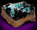Aurichalcite and Calcite from 79 Mine, Banner District, near Hayden, Gila County, Arizona