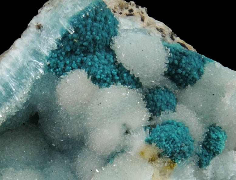 Hemimorphite with Chrysocolla from 79 Mine, Banner District, near Hayden, Gila County, Arizona