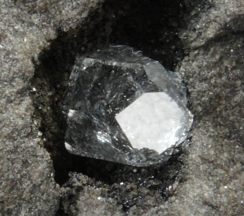 Quartz var. Herkimer Diamond in dolostone cavity from Ace of Diamonds Mine, Middleville, Herkimer County, New York