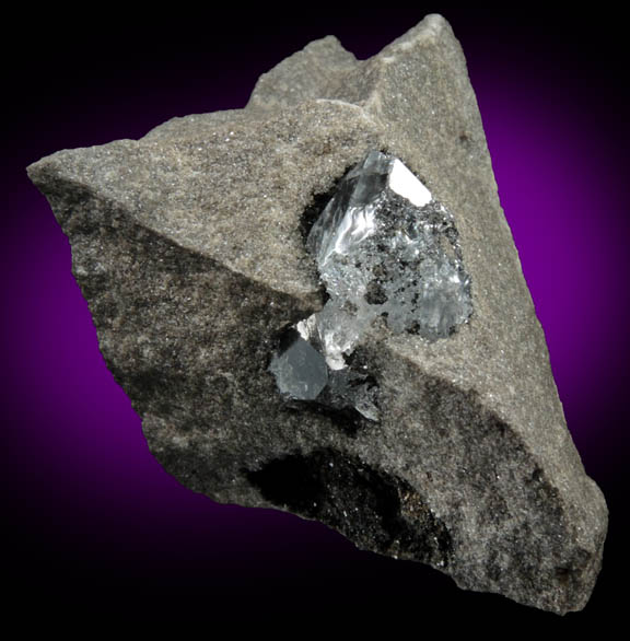 Quartz var. Herkimer Diamond in dolostone cavity from Ace of Diamonds Mine, Middleville, Herkimer County, New York