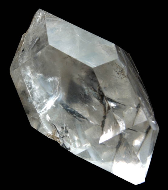 Quartz var. Herkimer Diamond from Herkimer Diamond Development Mine, Middleville, Herkimer County, New York