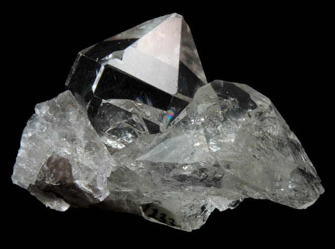 Quartz var. Herkimer Diamond from Diamond Acres (Hastings Farm), Fonda, Montgomery County, New York