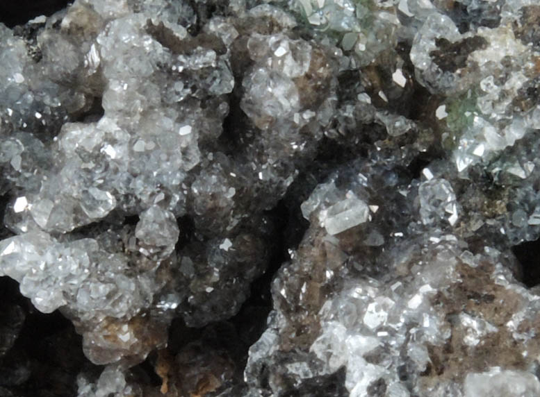 Calcite with Malachite from Tsumeb Mine, Otavi-Bergland District, Oshikoto, Namibia