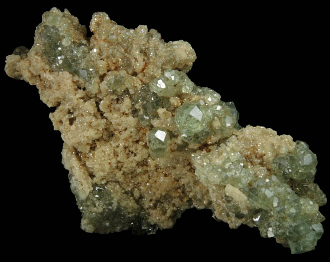 Andradite var. Demantoid Garnet from Antetezambato, Ambanja, Antsiranana Province, Madagascar