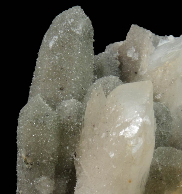 Quartz, Chlorite, Calcite, Galena, Pyrite from Gibraltar Mine, Saucillo, Chihuahua, Mexico