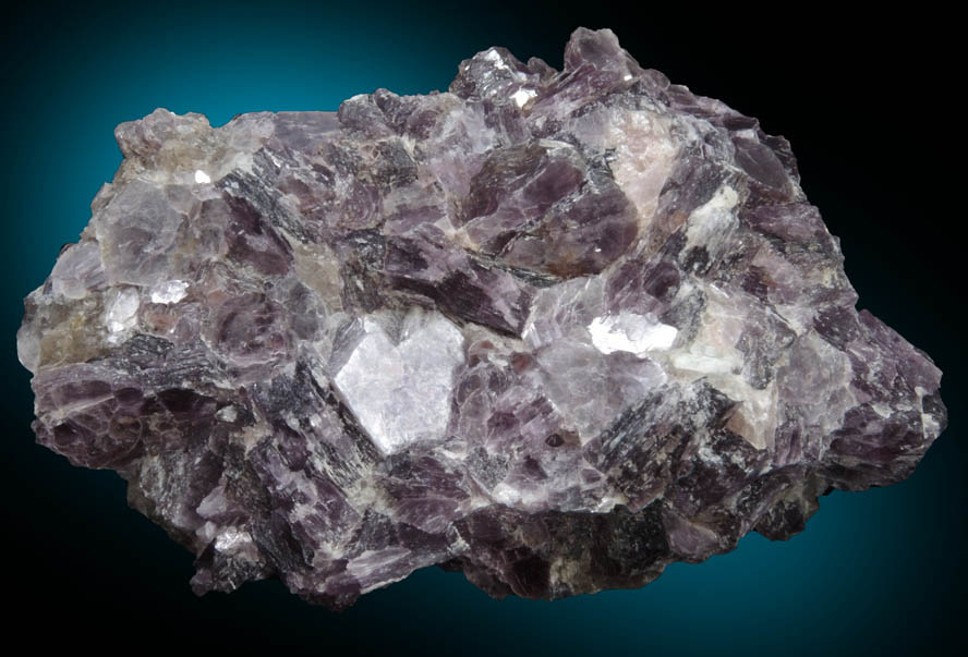 Lepidolite from Mount Marie Quarry, 7.5 km southeast of Paris Hill, Oxford County, Maine