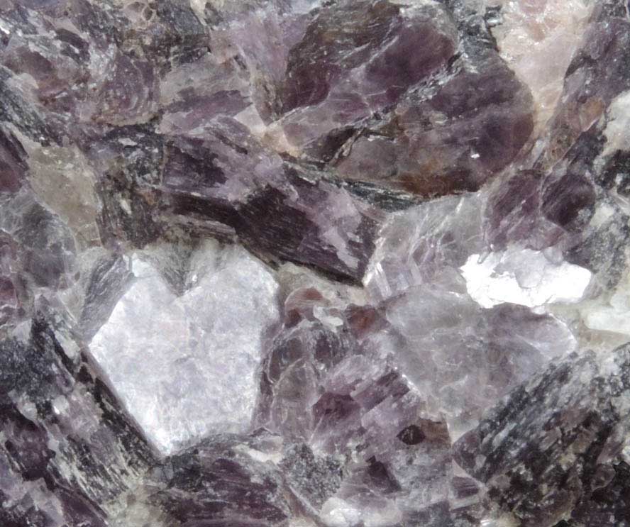Lepidolite from Mount Marie Quarry, 7.5 km southeast of Paris Hill, Oxford County, Maine