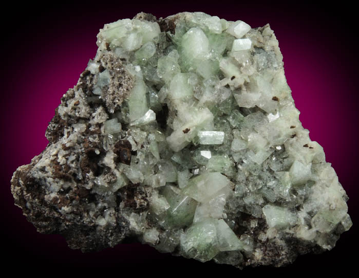 Augelite with Quartz and Siderite from Rapid Creek, 70 km northwest of Aklavik, Yukon, Canada