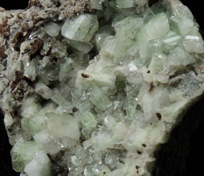 Augelite with Quartz and Siderite from Rapid Creek, 70 km northwest of Aklavik, Yukon, Canada