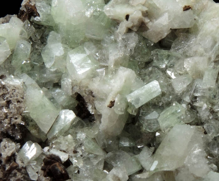 Augelite with Quartz and Siderite from Rapid Creek, 70 km northwest of Aklavik, Yukon, Canada