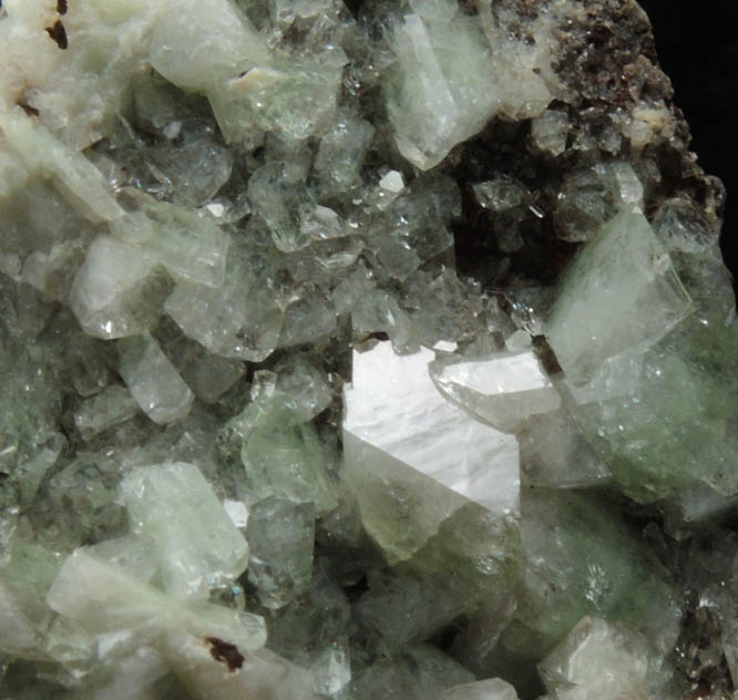 Augelite with Quartz and Siderite from Rapid Creek, 70 km northwest of Aklavik, Yukon, Canada