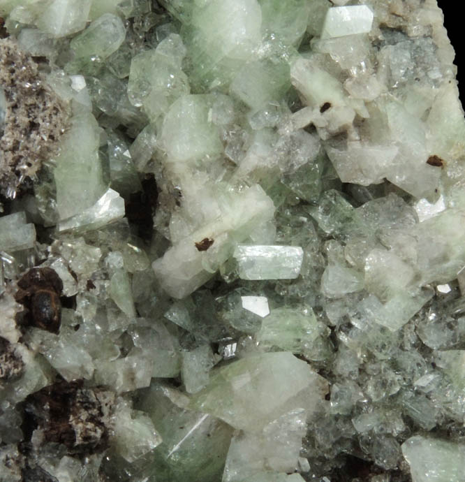 Augelite with Quartz and Siderite from Rapid Creek, 70 km northwest of Aklavik, Yukon, Canada