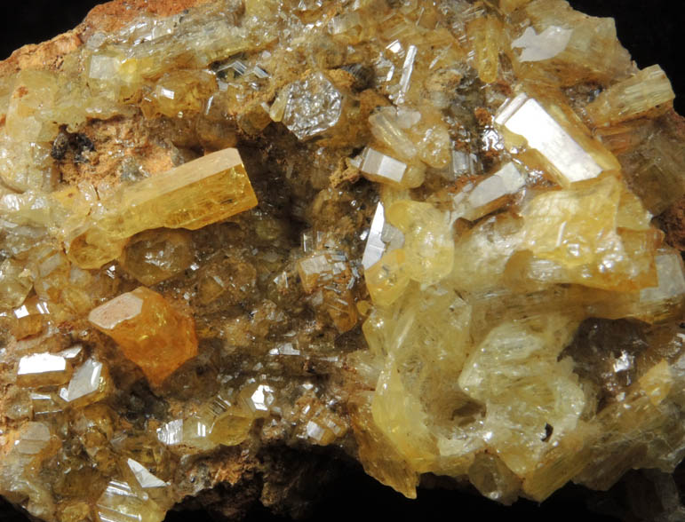 Mimetite from Guatomo Mine, near Tham Thalu, south of Hat Yai, Yala Province, Thailand