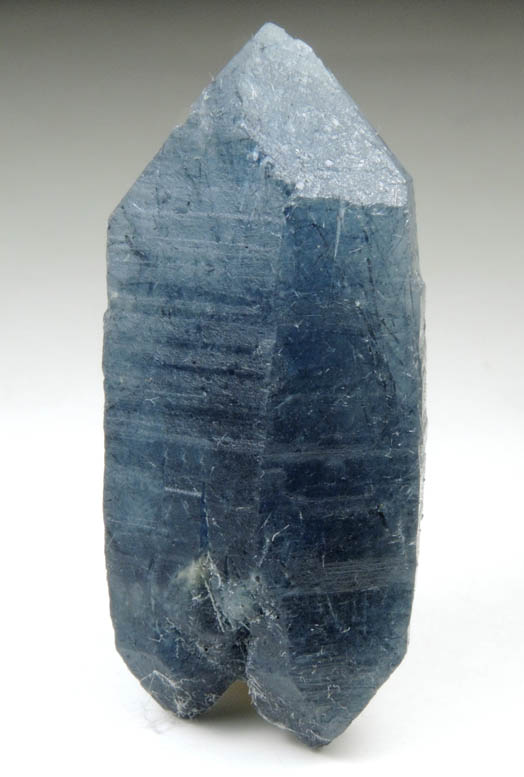 Quartz with blue fibrous tourmaline inclusions from Minas Gerais, Brazil