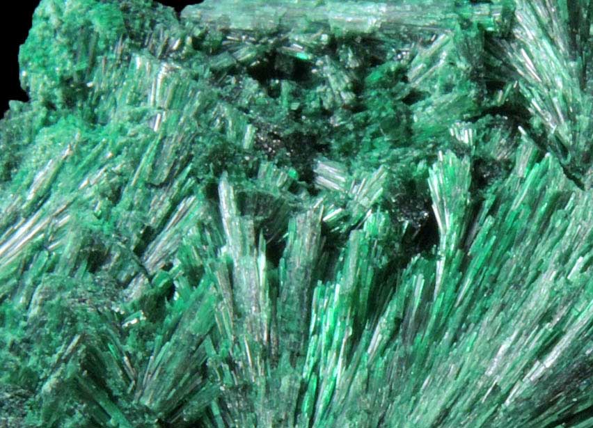 Malachite from Kambove Mining District, 130 km NW of Lubumbashi, Katanga Copperbelt, Lualaba Province, Democratic Republic of the Congo