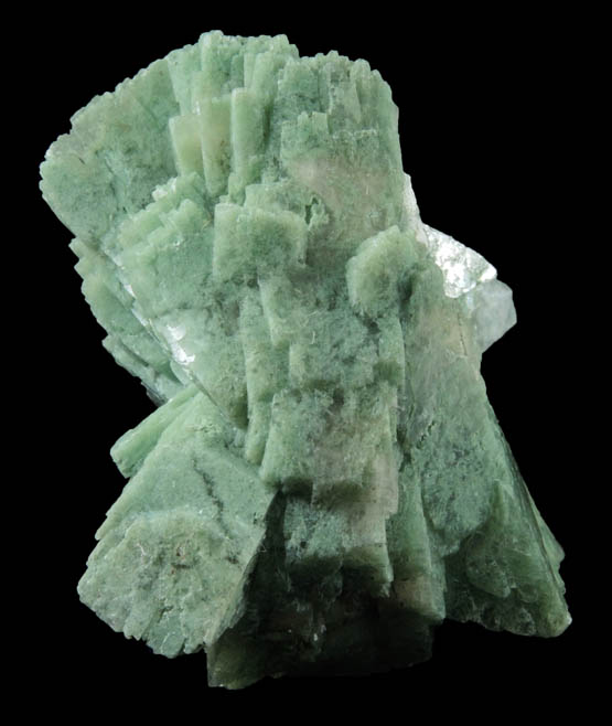 Heulandite with Celadonite inclusions from Aurangabad, Maharashtra, India