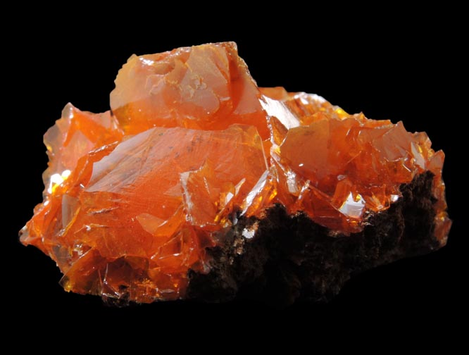 Wulfenite from Jianshan, Xinjiang, China