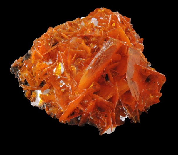 Wulfenite from Jianshan, Xinjiang, China