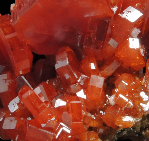 Vanadinite from Acif Mine, Mibladen, Haute Moulouya Basin, Zeida-Aouli-Mibladen belt, Midelt Province, Morocco