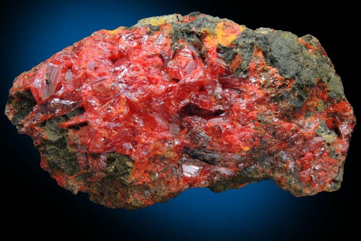 Realgar from Gold Bar Mine, Antelope District, Eureka County, Nevada