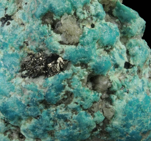 Turquoise from Morenci, Clifton District, Greenlee County, Arizona