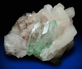 Apophyllite on Stilbite from Jalgaon, Maharashtra, India