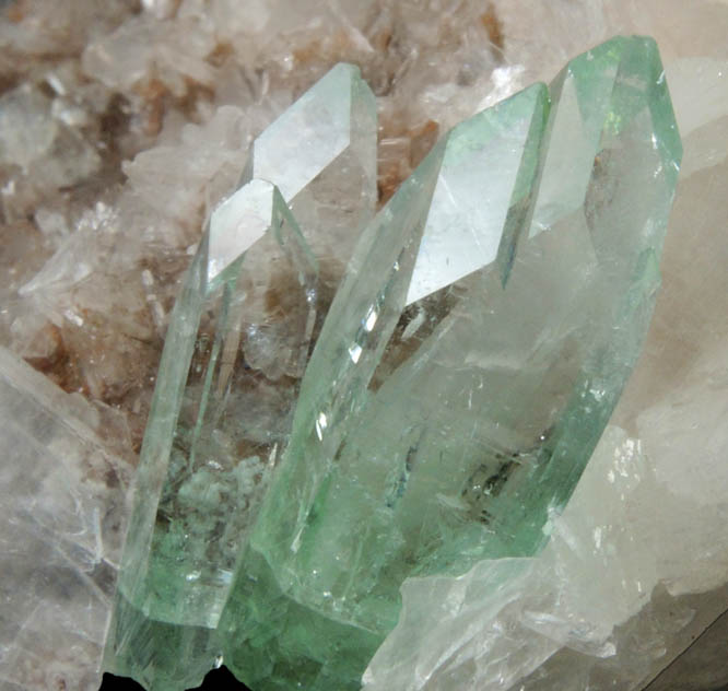 Apophyllite on Stilbite from Jalgaon, Maharashtra, India