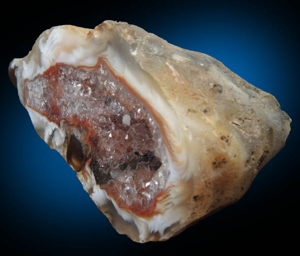 Quartz geode from California