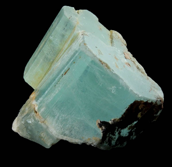 Beryl var. Aquamarine from Nagar, Hunza Valley, Gilgit District, Gilgit-Baltistan, Pakistan