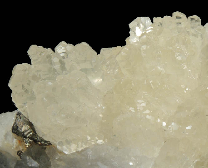 Calcite with Pyrite from Santa Eulalia District, Aquiles Serdn, Chihuahua, Mexico