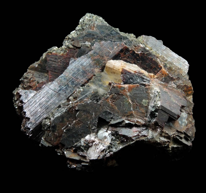 Rutile and Ilmenite in Biotite-Quartz from Davis Farm, Bethel, Windsor County, Vermont
