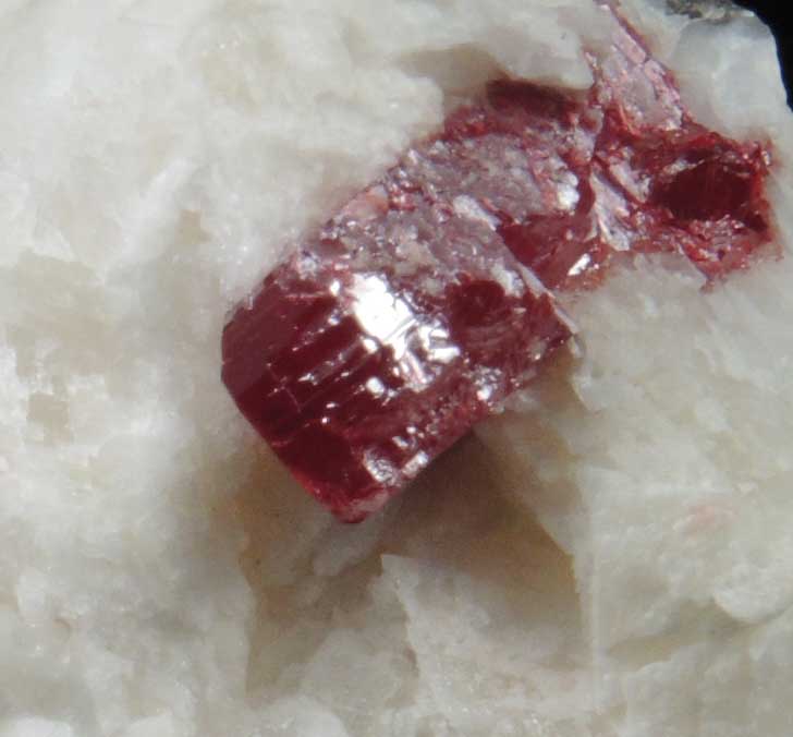 Cinnabar on Dolomite from Tongren, Guizhou, China