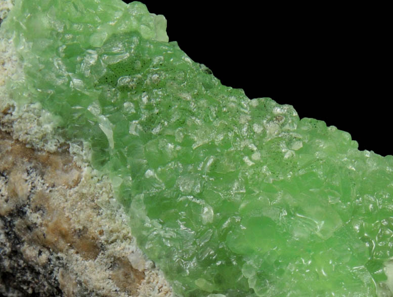 Smithsonite var. Cuprian Smithsonite from 79 Mine, Banner District, near Hayden, Gila County, Arizona