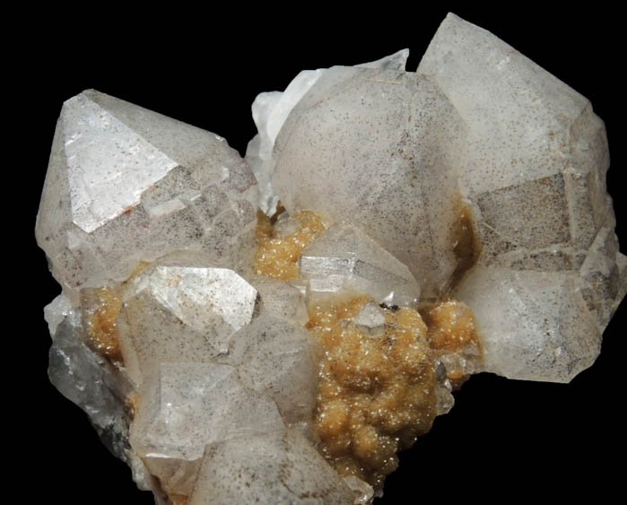 Quartz with Siderite from Eagle Mine, Gilman, Eagle County, Colorado