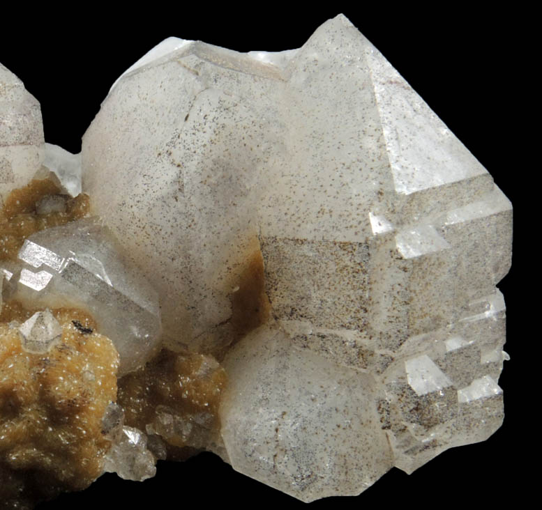 Quartz with Siderite from Eagle Mine, Gilman, Eagle County, Colorado