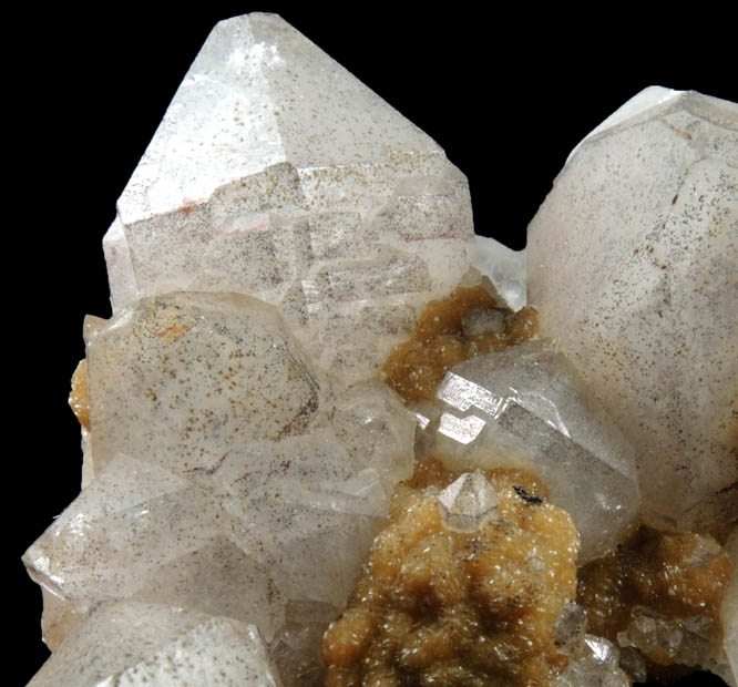 Quartz with Siderite from Eagle Mine, Gilman, Eagle County, Colorado