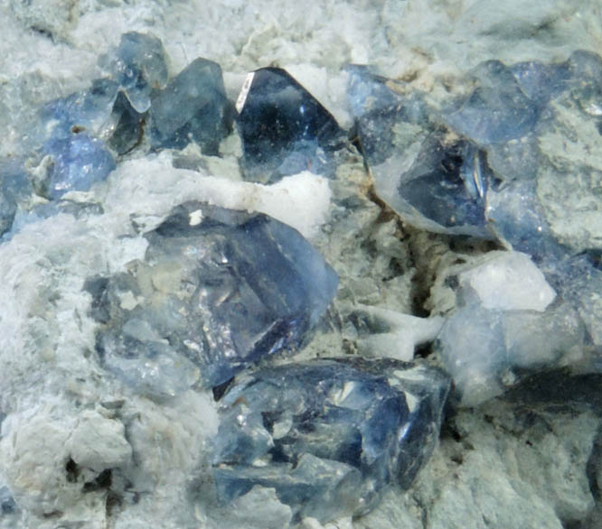 Benitoite from Benitoite Gem Mine, New Idria District, San Benito County, California (Type Locality for Benitoite)