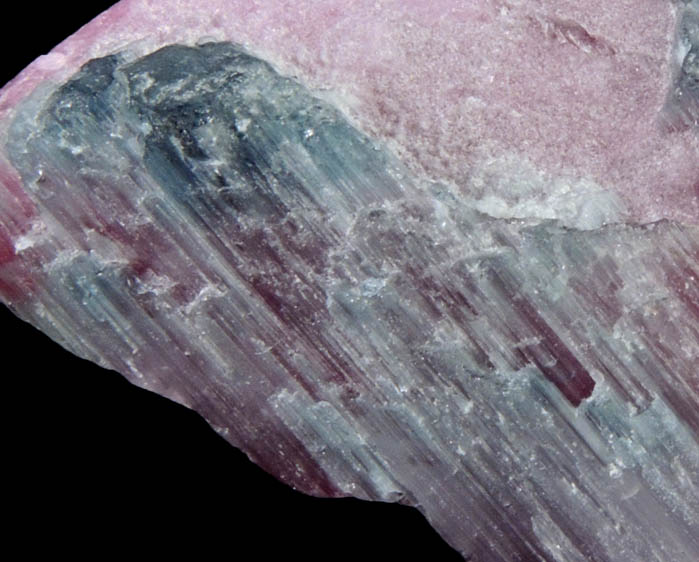 Elbaite var. Rubellite Tourmaline from Stewart Mine, Pala District, San Diego County, California