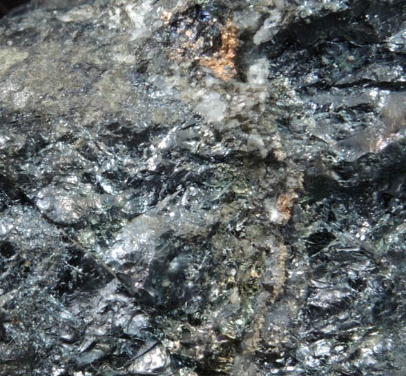 Bornite with Native Silver from Taxco de Alarcon, Guerrero, Mexico