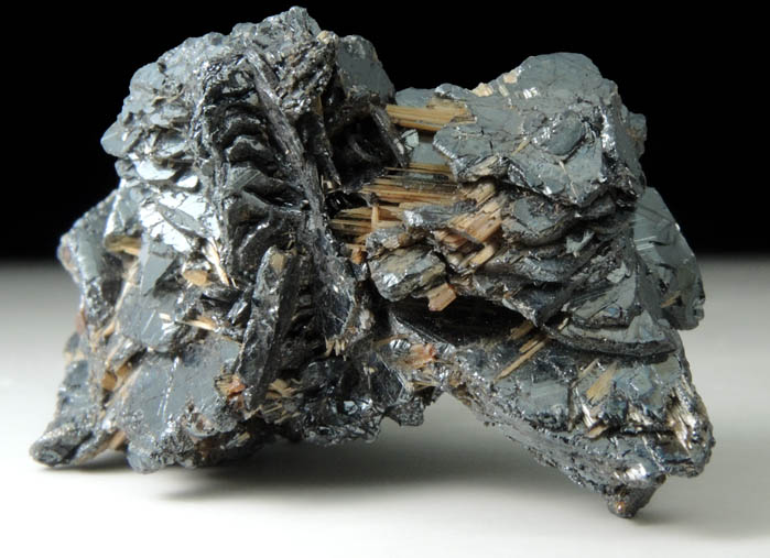 Hematite with Rutile from Novo Horizonte, Bahia, Brazil