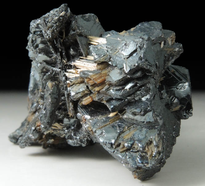 Hematite with Rutile from Novo Horizonte, Bahia, Brazil