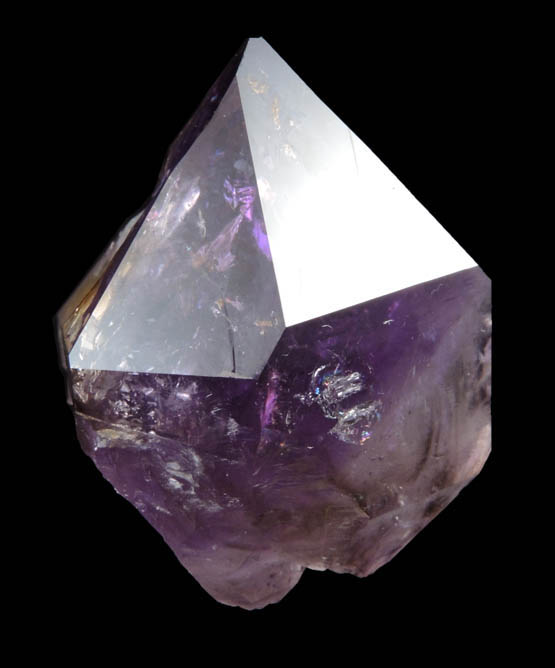 Quartz var. Amethyst from Moosup, near Withey Hill, Windham County, Connecticut