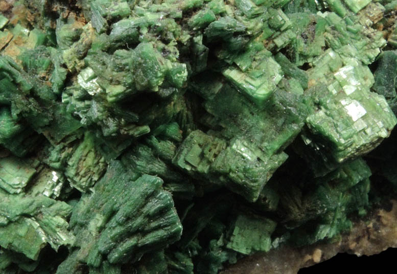 Torbernite from Shinkolobwe Mine, 22 km WSW of Likasi, Katanga Copperbelt, Haut-Katanga Province, Democratic Republic of the Congo