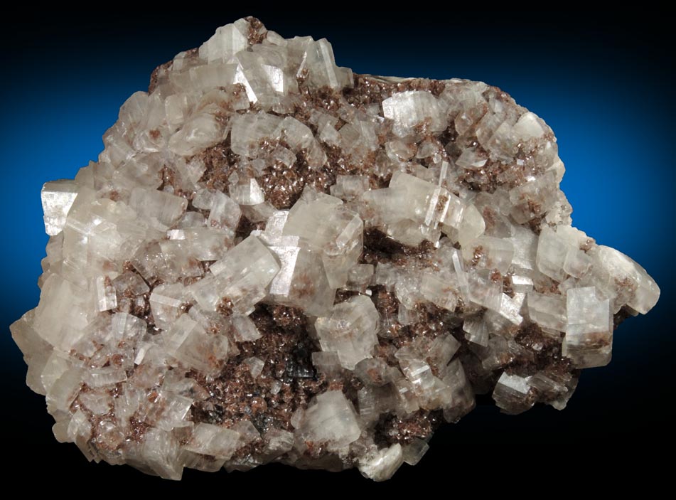 Calcite on Smithsonite from Tsumeb Mine, Otavi-Bergland District, Oshikoto, Namibia