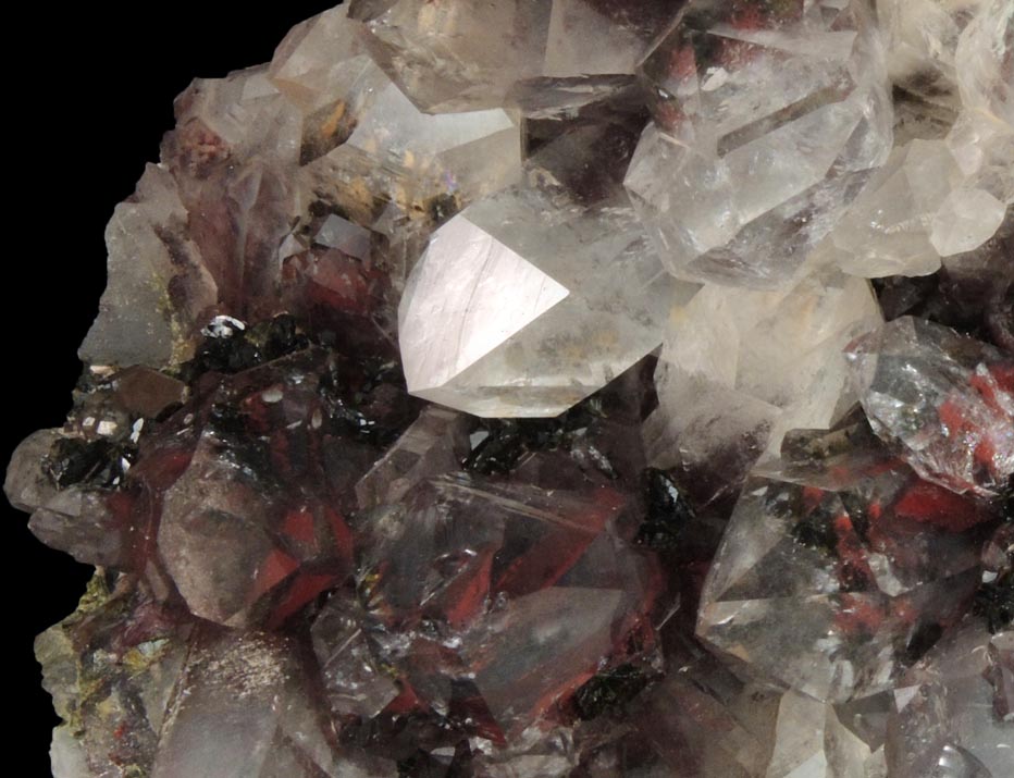 Quartz with Hematite from Jinlong, northeast of Guangzhou, Longchuan, Guangdong, China