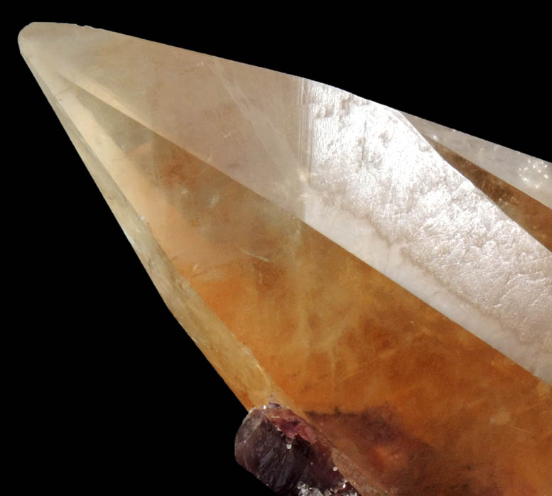 Calcite over Fluorite from Denton Mine, Harris Creek District, Hardin County, Illinois