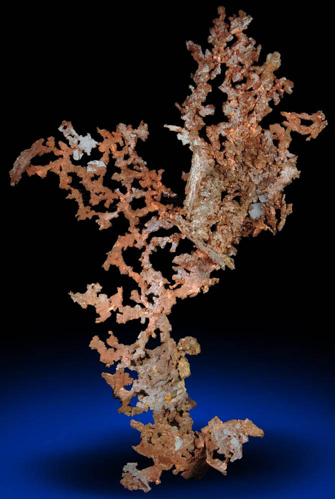 Copper (dendritic crystals) from Cape Spencer, Nova Scotia, Canada