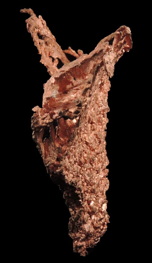 Copper (crystallized) from Ray Mine, Mineral Creek District, Pinal County, Arizona