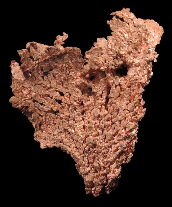 Copper (crystallized) from Ray Mine, Mineral Creek District, Pinal County, Arizona